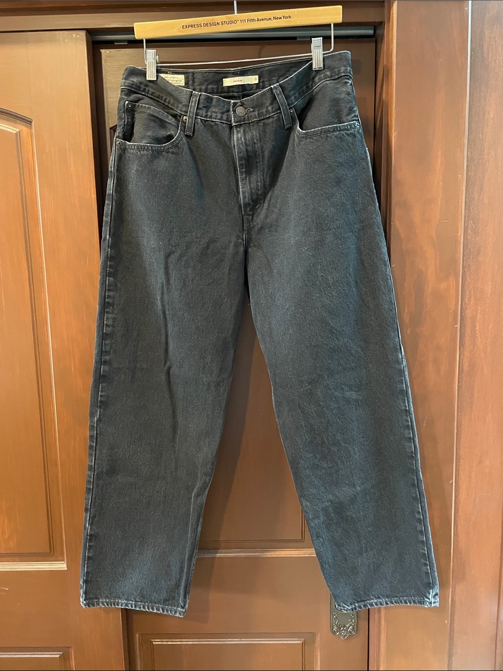 Women’s Levi’s Dad Jean washed black size 31 EUC